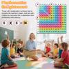 12X12 Rainbow Multiplication Table Chart for Kids, Educational Math Learning Tool