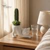 Modern Minimalist Flowerpot 3D Printed Stretching Cat Planter Pot, Cute Kitty Succulents Creative Desktop Decorative Vase Animal Flowerpot,