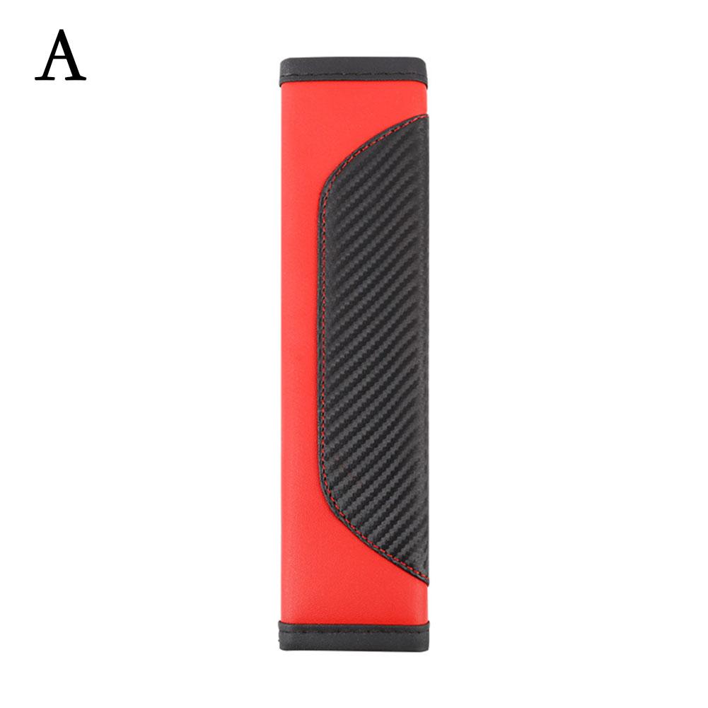 Car Seat Belt PU Leather Safety Seat Belt Breathable Protection Interior Auto Accessories Car Shoulder Cover Padding Pad