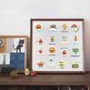 50PCS Commendation Cartoon Stickers Doodle-style Waterproof Stickers Suitable for Decorating Cups Notebooks Phones and Luggage