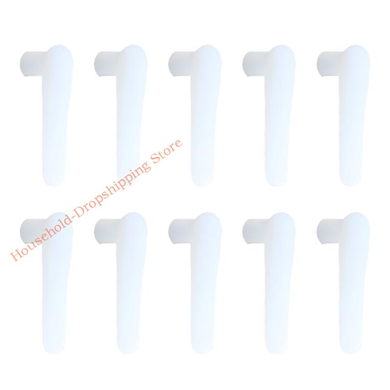 10 Elastomer Handle Canopies Against Fixed Not Slip Protectors For Office Homehealthcare Use 85AD