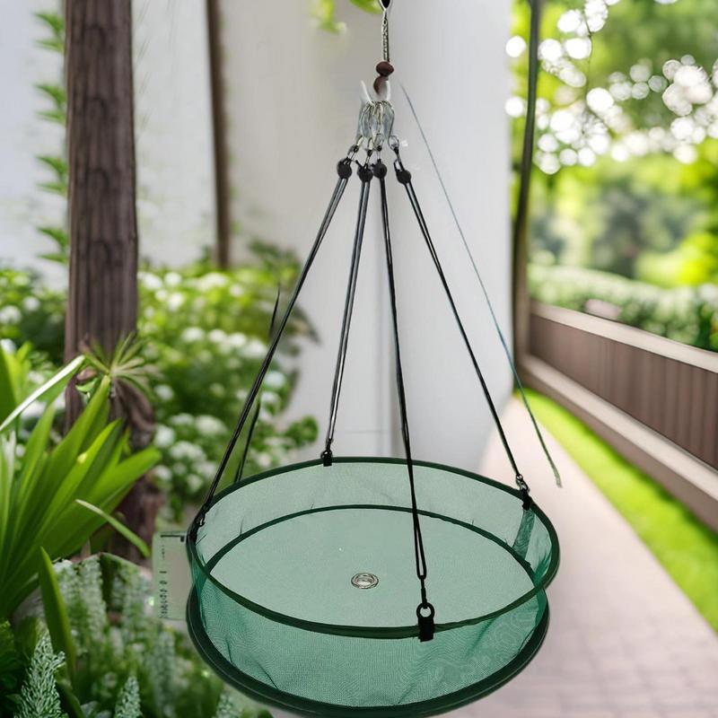 Bird Feeder Seeding Catcher Tray Falling Seeding Catcher Tray Outdoor Outdoor Birdseed Hoop Holder With Space-Saving Design For