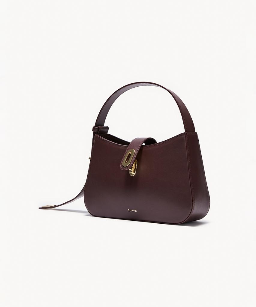 Clave Esther Burgundy Shoulder Bag