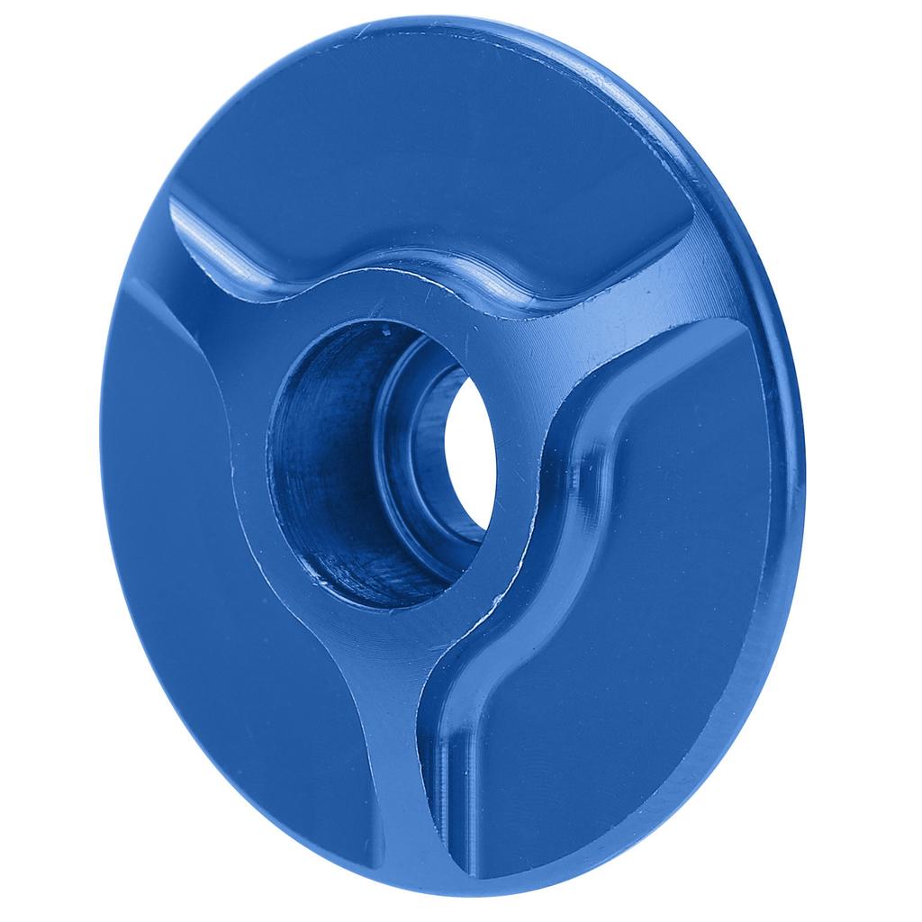 Bike Front Fork Headset Cover Aluminum Threadless Stem Bowl Set Cover for MTB Mountain Road BicycleBlue