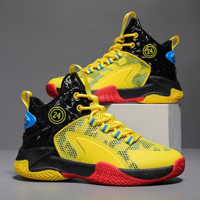 Herren-Sportschuhe, Marke, Kinder-Sport-Basketballschuhe, dicke Sohlen, rutschfeste Jungen-Sportschuhe, hochwertige Basketball-Trainingsschuhe für Mädchen
