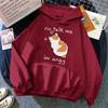 No Talk Me Cute Angry Cat Print Women Hoody Hip Hop Soft Hoodies Casual Fleece Pullovers Oversize Fleece Woman Streetwear
