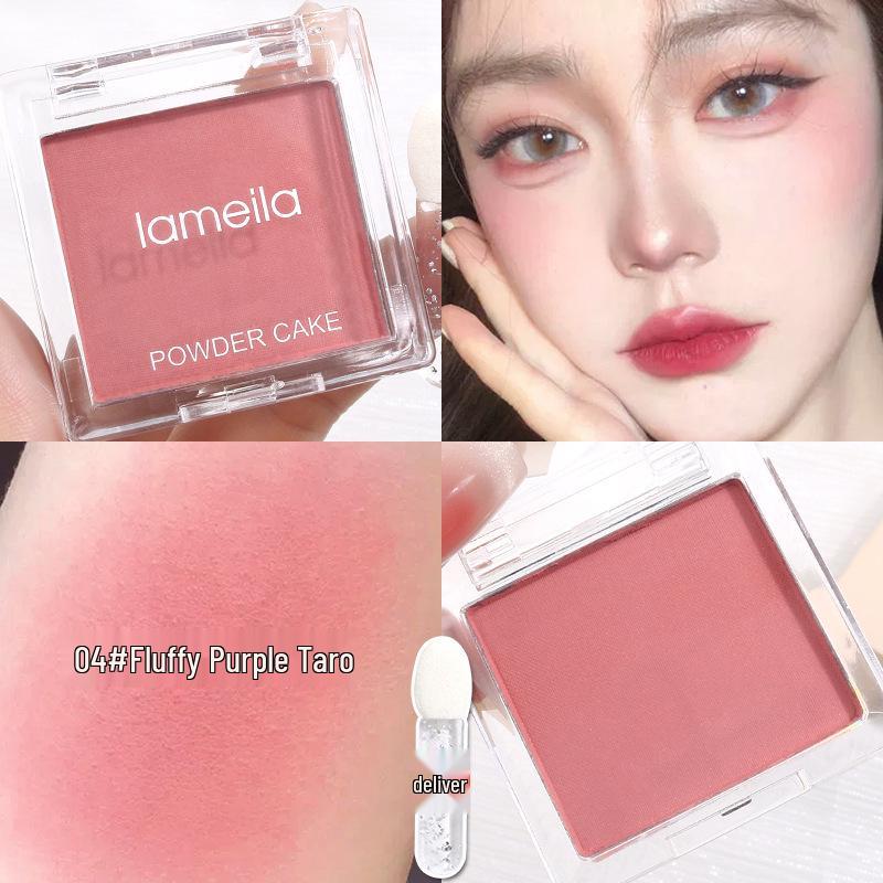 

Монохромная палетка румян - Водостойкие, стойкие матовые нюдовые оттенки для естественного, нежного цвета лица и энергичных теней для век.