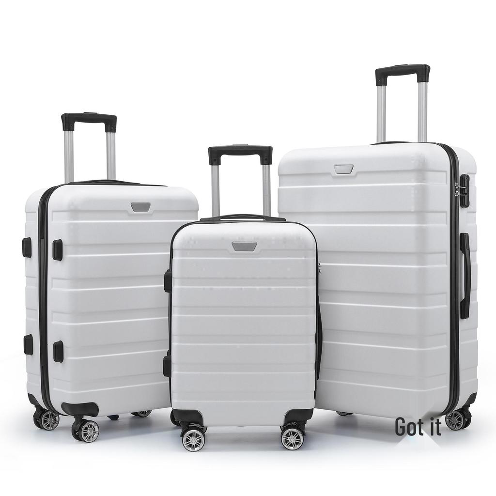 Universelles Reisekoffer-Set mit großem Fassungsvermögen, Passwortschloss und Rädern