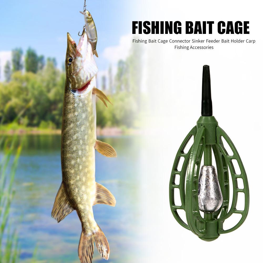 Carp Fishing Catfish Feeder Bait Cage with Lead Fishing Tackle Accessories UK