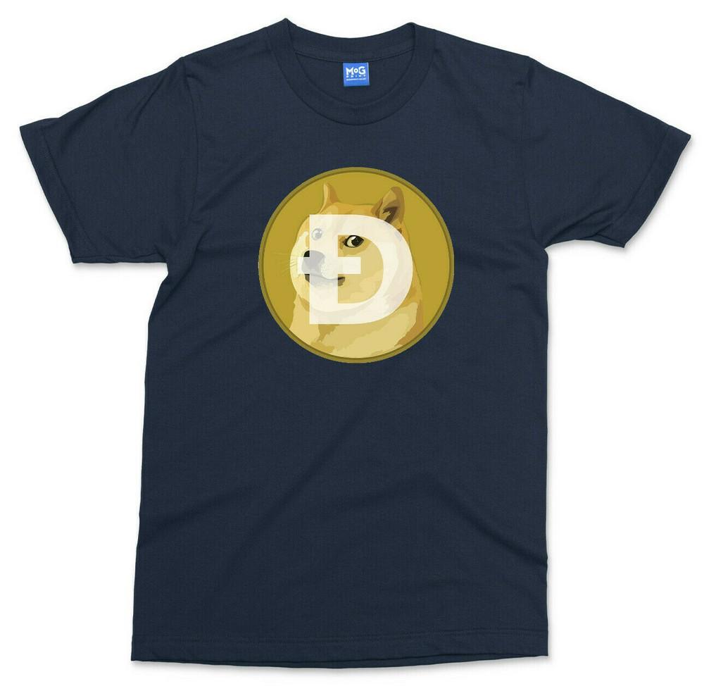 Dogecoin Logo TShirt Funny Dog Coin Meme Doge Hodl Investor Trader Tee Unisex S