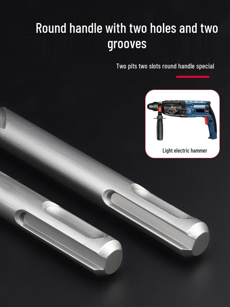 Triangle Tile Ceramic & Concrete Alloy Twist Drill Bit with Cross Round Shank