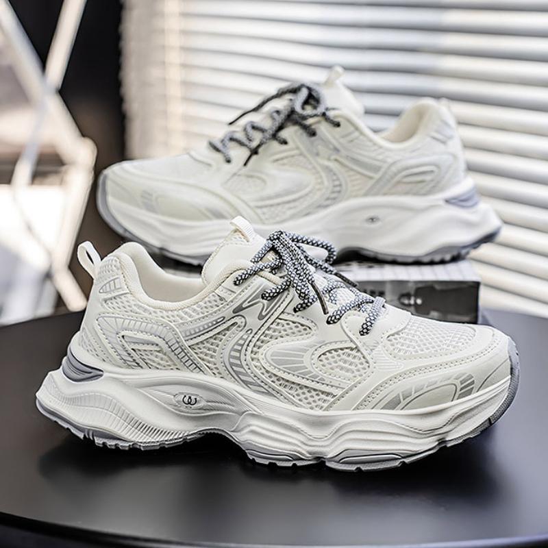 Original Men Casual Shoes Platform Breathable Mesh Anti-slip Little White Shoes Fashion Street Citywalk Sneakers Shoes for Women