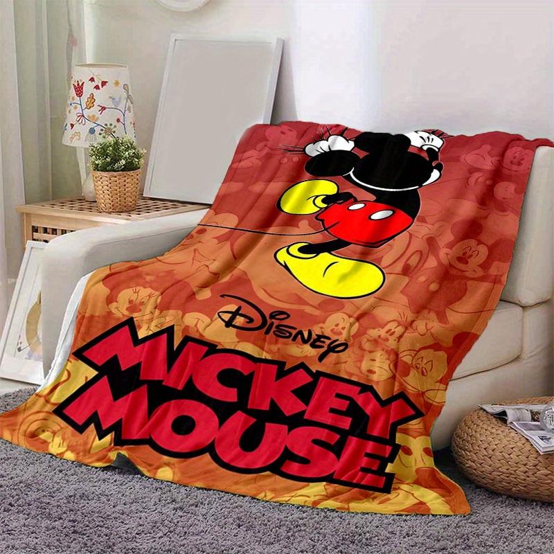1 pezzo, Coperta Accogliente con Topolino per Arredamento Casa: Un Regalo Perfetto per la Tua Camera da Letto, il Soggiorno o i Viaggi, Coperta Morbida in Flanella, Ideale per Divani