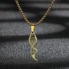 Kinitial DNA ADN Přívěsek Náhrdelník DNA ADN Přívěsek Náhrdelník DNA ADN Přívěsek Náhrdelník