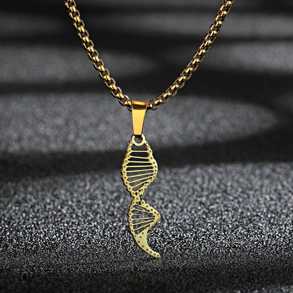Kinitial DNA ADN Přívěsek Náhrdelník DNA ADN Přívěsek Náhrdelník DNA ADN Přívěsek Náhrdelník