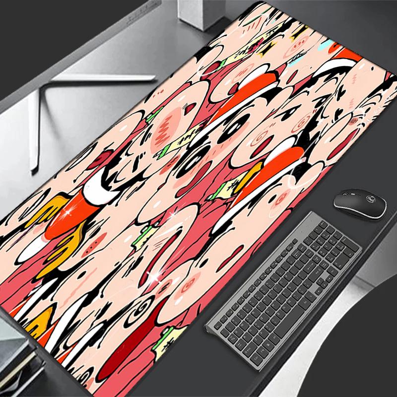 Crayon Shin-chan Theme Premium Non-slip Mouse Pad with Stitched Edges,Durable Rubber Material,for Desktop & Gaming Great Gifts