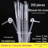 ZISIZ Disposable Bubble Tea Straws