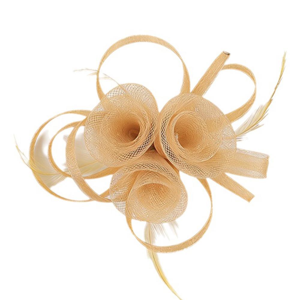 Elegant 3D Flower Fascinators Hat Large Flower Formal Rose Fascinators Tea Party Hats Women's Headwear