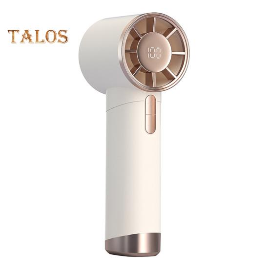 

Ручной вентилятор с бесщеточным двигателем 120 скоростей ветра Сильный воздушный поток Цифровой дисплей Низкий уровень шума Перезаряжаемый персональный охлаждающий вентилятор белый