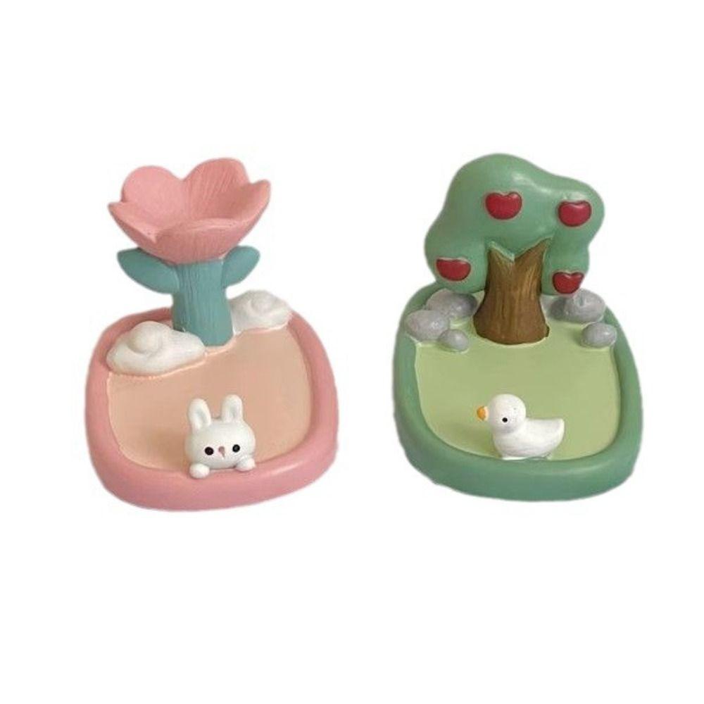 Phone Support Resin Phone Holder Tulip Cell Phone Bracket Mobile Phone Stand  Desktop Ornaments
