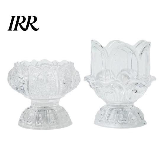 Battery Powered Candle Light Clear Lotus LED Electric Flameless Simulation Living Room Ambient Home Bedroom Anniversary Wedding Christmas