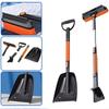 New 35 In 1 Car Ice Removing Brush Shovel Retractable Winter Snow Shovel Ice Removal Scraper Auto Cleaning Tool Accessories