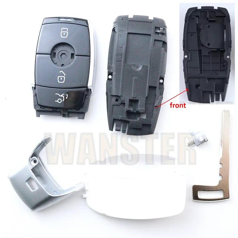 Custodia Guscio Scocca per Chiave Auto a 3 4 Pulsanti per Mercedes Benz Classe A C E S G GLC CLE CLA GLB GLS W177 W205 W213 W222 X167 AMG
