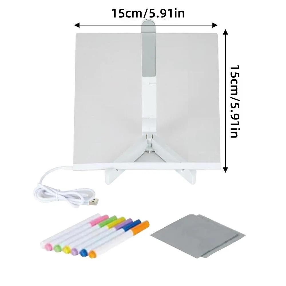 LED Drawing Board, Children's Light Board, Reusable Graffiti Board, Acrylic Writing Board, Educational Drawing Toys, Fluorescent Drawing Board