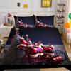 Kemila 3D Bedding Set Christmas Elk Pattern Duvet Cover Comforter Bed Linen Single Twin Full Queen Size Kids Girl Boys Gift Home Decor