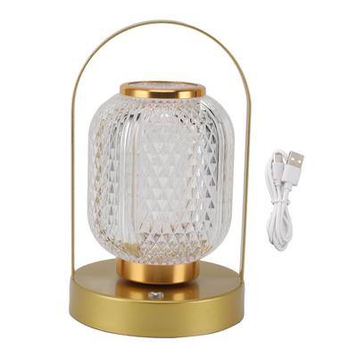 Cordless Table Lantern Battery Operated Dimmable USB Type C Rechargeable Touch Control Portable LED