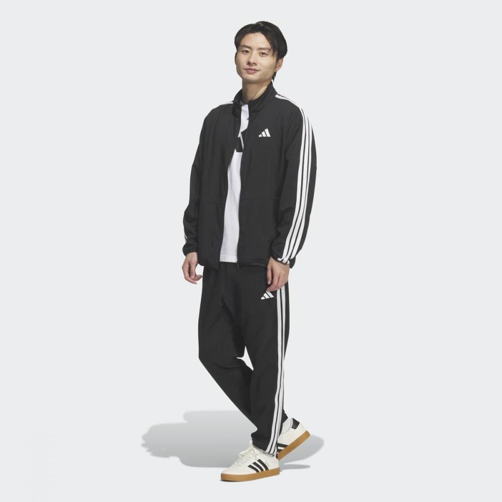 Adidas 3 Stripe Regular Fit Light Woven Track Top Kr8907