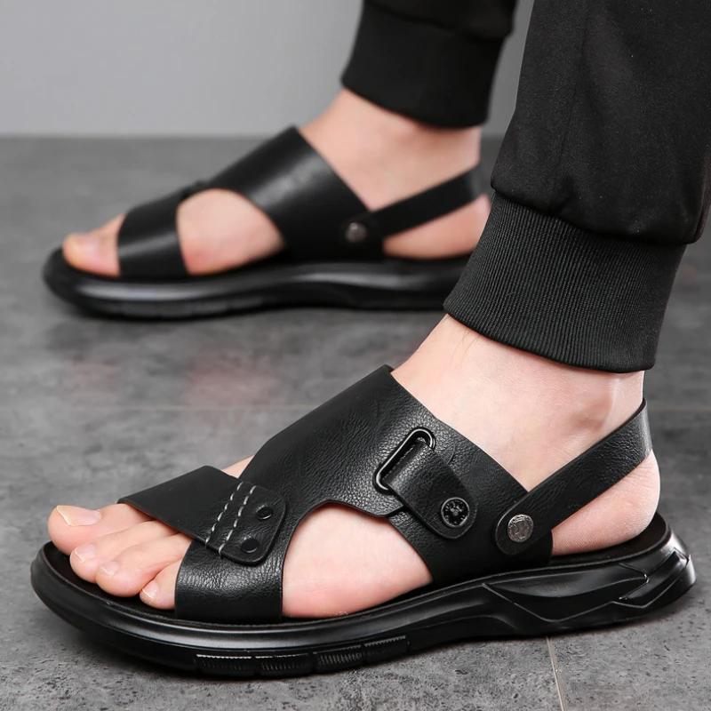 Einfacher Komfort Herrenschuh Französisch Retro Herren Hausschuh Rutschfest Weich besohlt Herren Sandale 2025 Sommer Neu Lässiger Herren Einzelschuh Zapatos