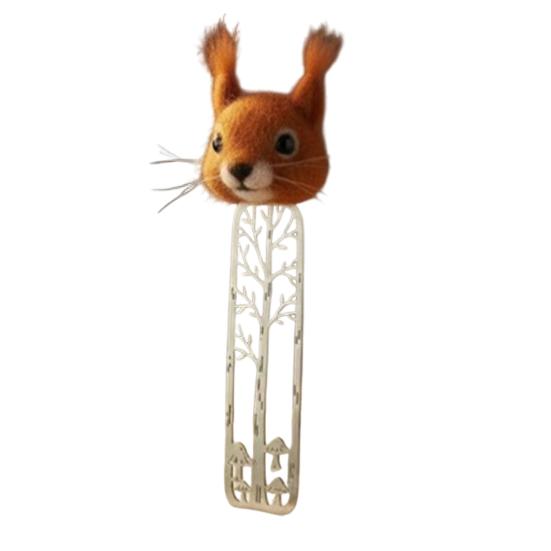 Whimsical Forest Friends Bookmark Felt Page Marker Lightweight Portable Book Marker Graduation Gift for Book Lovers Teachers Students Reading