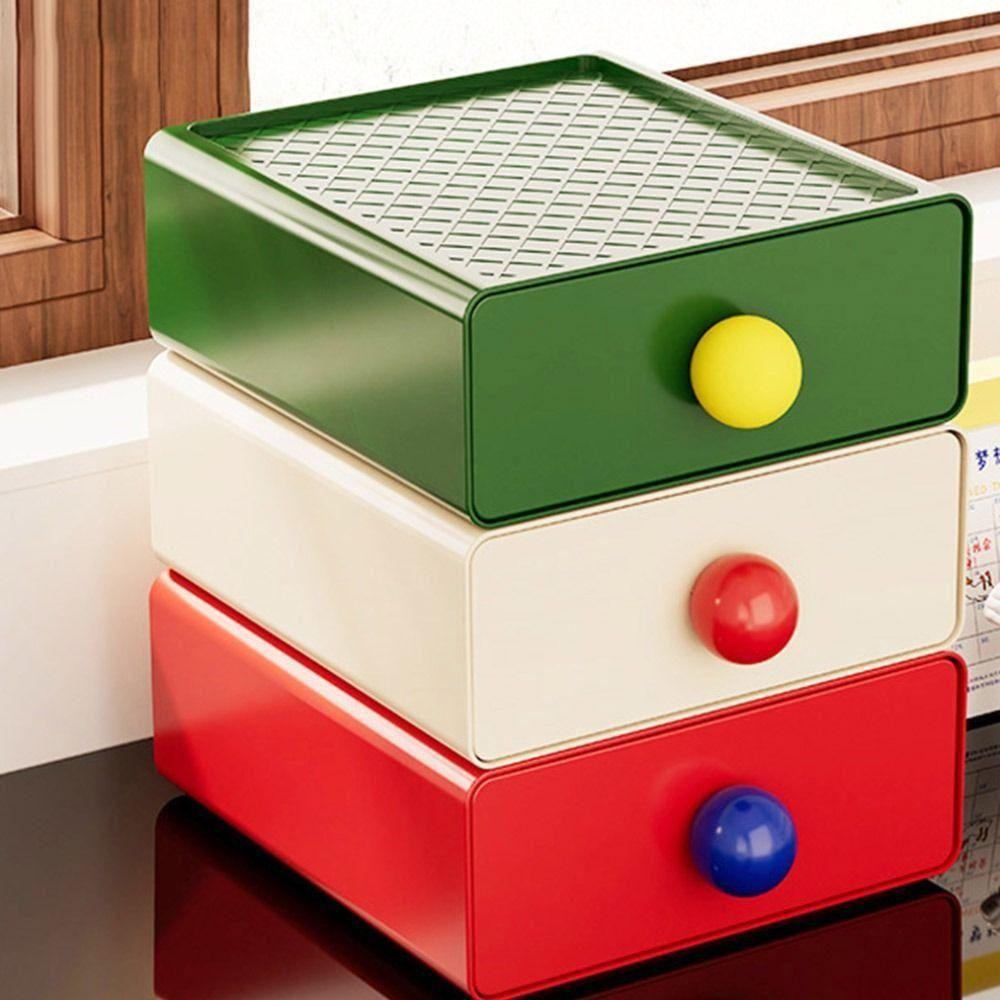 Stackable Desk Organizer Box Large Capacity Stationery Storage Rack  Home Office