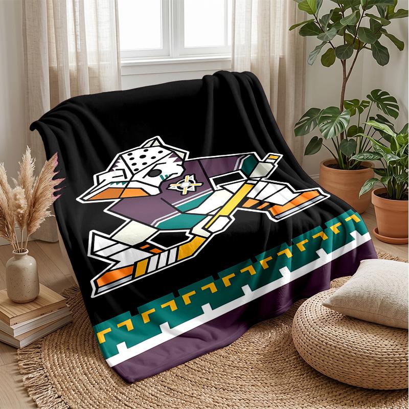 Algeria National Football Theme Blanket Soft Flannel Blanket Plush Throw Blanket Cozy Sofa Bed Blanket for Home Decor