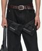 ADSB ANDERSSON BELL Double Waistband Wide-Leg Trousers Apa872M(Black)