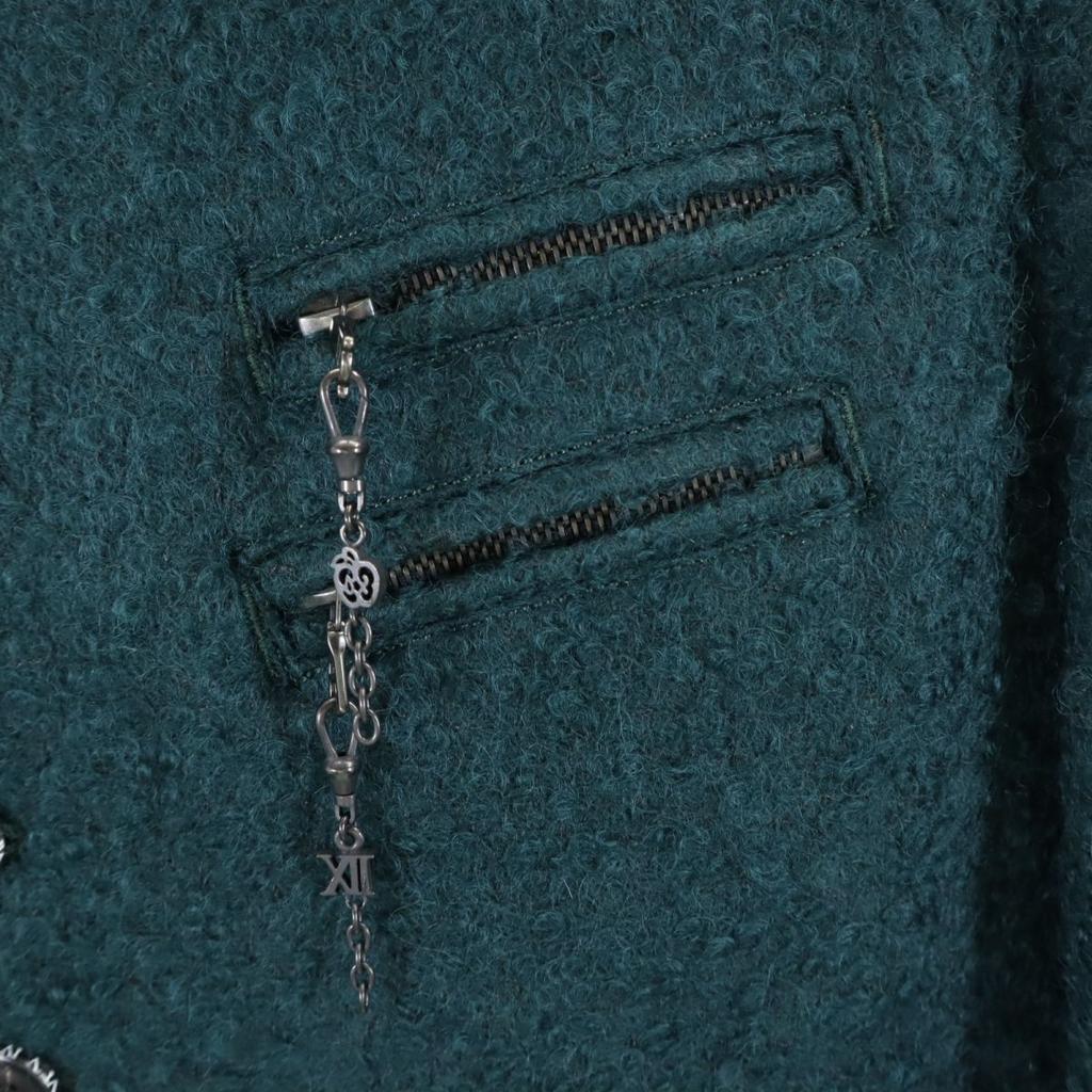 SHAREEF Made In Japan Mohair Blend Jacket 1 Green Men's Used