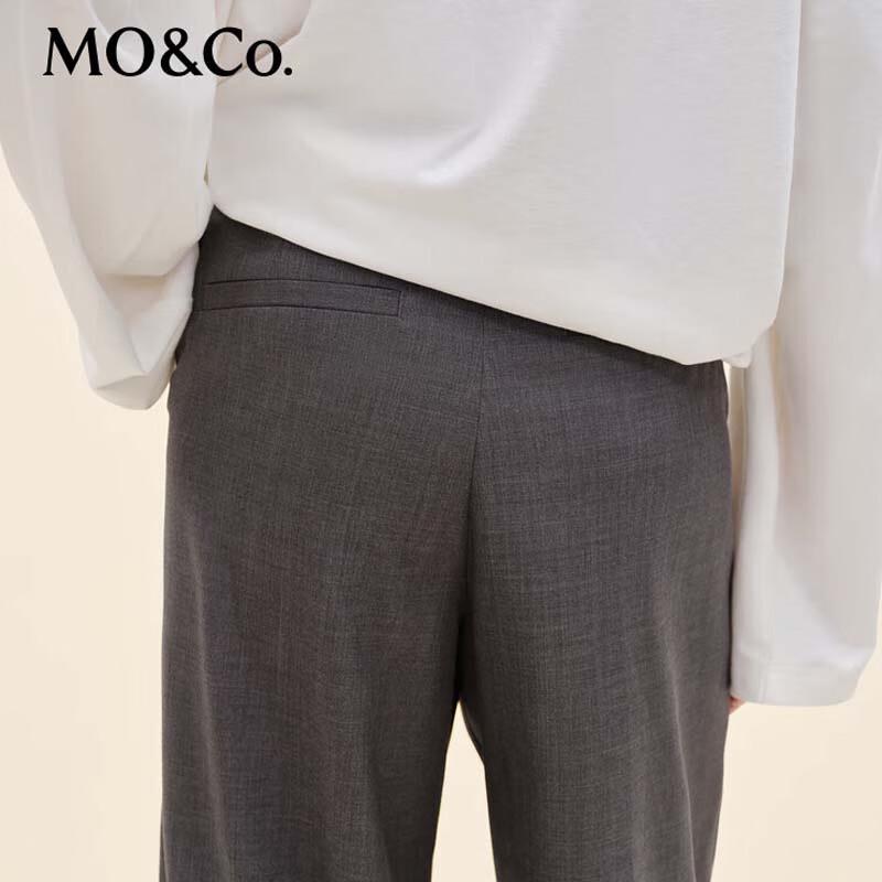 MO&Co. Women's High-Waist Wide-Leg Trousers MBE3PAT006