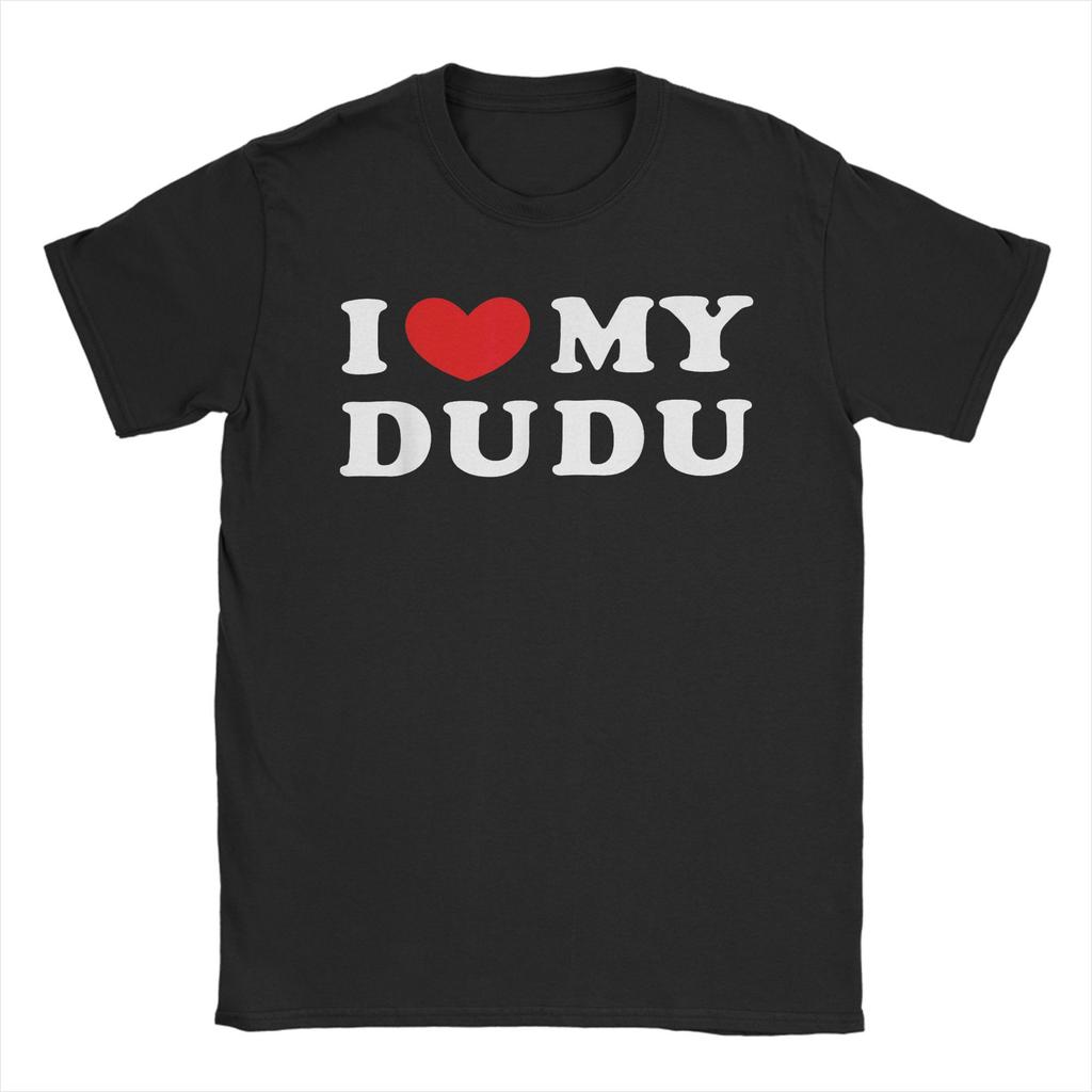 Hipster Merry Christmas & Happy New Year with Bubu & Dudu T-Shirt Men Round Neck T Shirts  Short Sleeve Tees Gift Idea Clothing