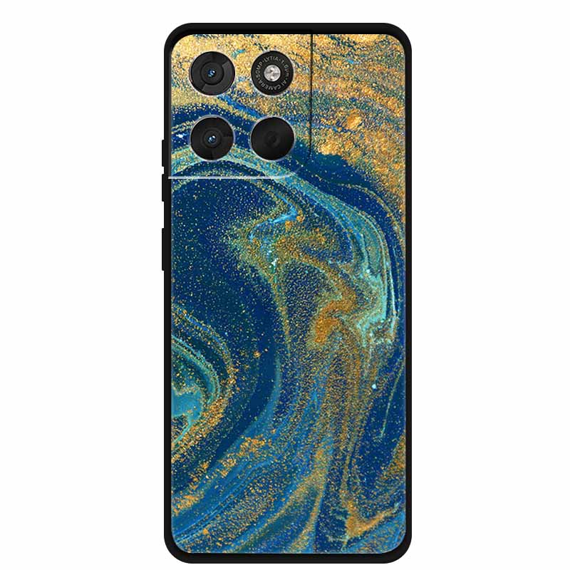

Чехол для Motorola Moto G67 Чехол MotoG77 Минималистичный Градиентный Мраморный Рисунок Черный Силикон ТПУ Мягкая Крышка для Чехлов Motorola Moto G77 Motorola G77 5G