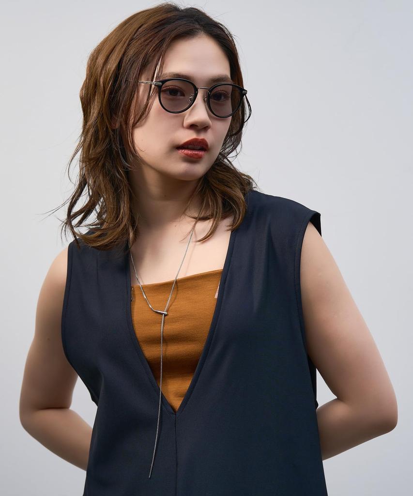 Boston type sunglasses UNITED ARROWS SUNGLASSES United Arrows Unisex UV protection UV protection Stylish Women Men [Zoff] (black) [ZO241G01_14E1