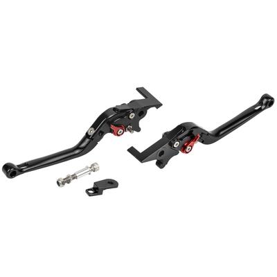 HI-LINE PCX125 PCX160 Dedicated Parking Brake Motorcycle Clutch Lever Set ABS Front and Rear Disc Handle Lever Set Scooter 6-Position Adjustable (Blac