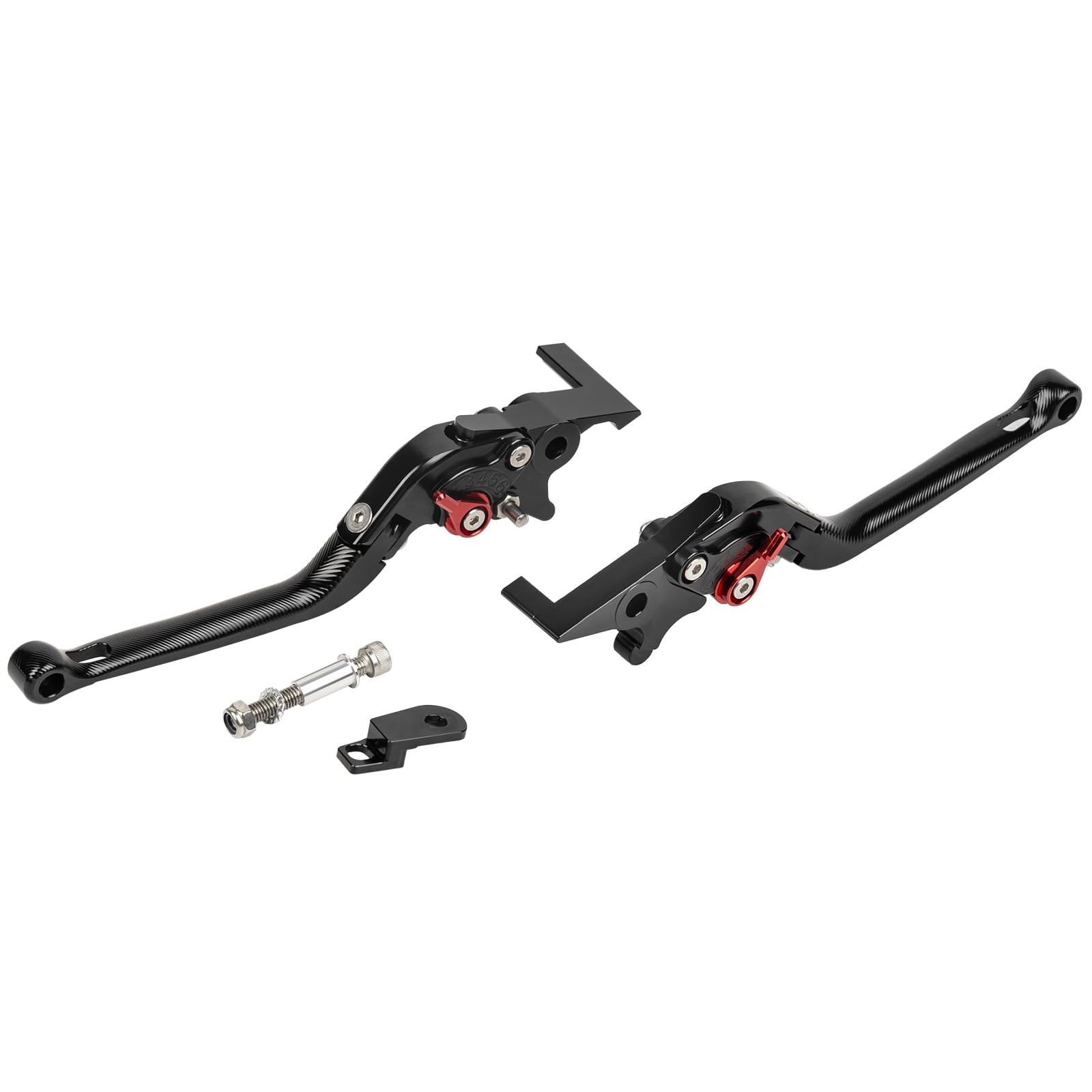 

HI-LINE PCX125 PCX160 Dedicated Parking Brake Motorcycle Clutch Lever Set ABS Front and Rear Disc Handle Lever Set Scooter 6-Position Adjustable (Blac