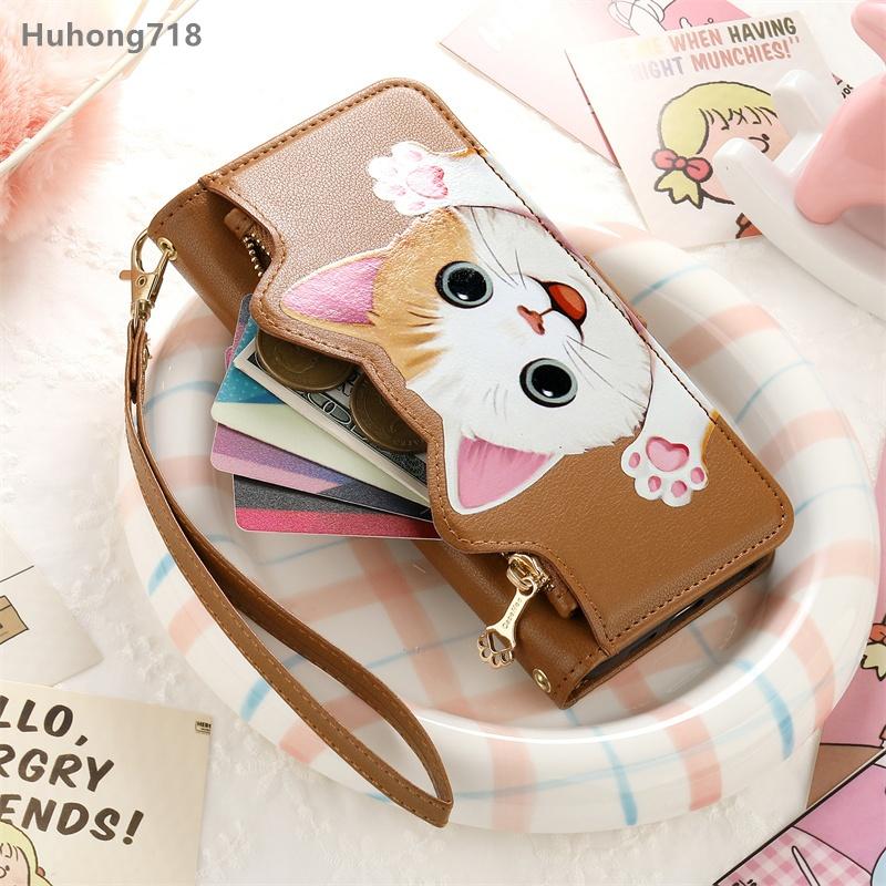 For Realme GT 8 Narzo Note 50 N53 60 60X N63 70 70T 80 Lite P1 P2 V11 Pro 4G 5G Case Flip Leather Zipper Coin Purse Wallet Cover Multi Card Slots