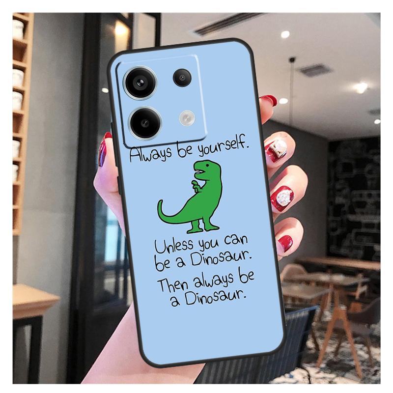 Cute Dinosaur Tea-Rex Case For Xiaomi Redmi Note 13 12 10 9 8 11 Pro 12S 11S 10S 9S Remdi 13C 9C 10C 12C Cover