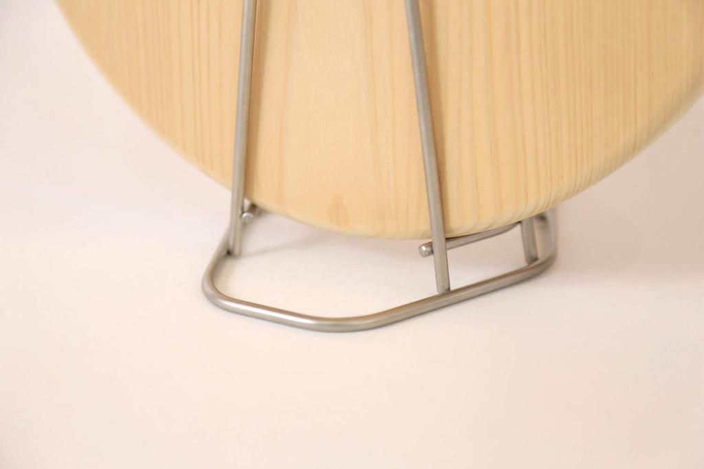 Woodpecker Cutting Board Stainless Round Cutting Kitchen Made In Japan 2 Stand, Steel, Board, Storage, (for Pieces)