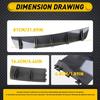 Rear Lower Diffuser 10 F Bumper Lip Splitter Spoiler Carbon Fiber For Honda B