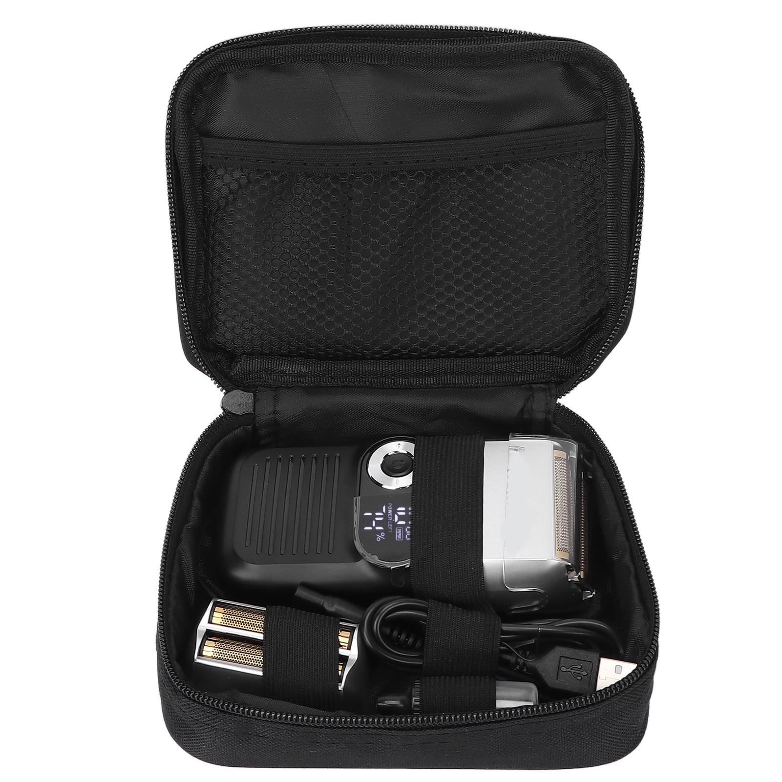 

Электробритва USB перезаряжаемая двойная режущая сетка ЖК-дисплей мужская сеточная бритва для бороды