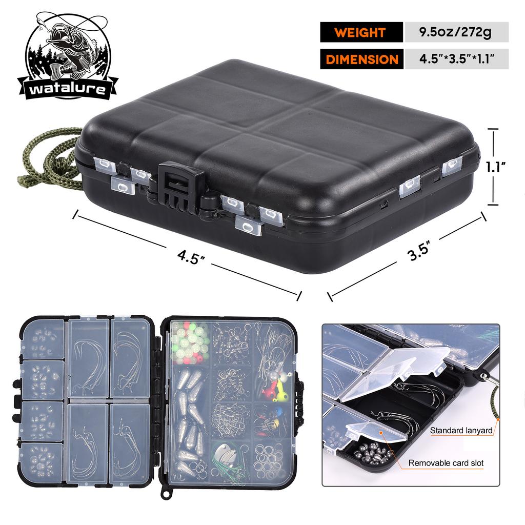 Hot 246PCS Fishing Accessories Set Jig Hooks Sinker Swivel Bead Fish Terminal Tackle , Fishing Gear Saltwater Fishing Set Kit