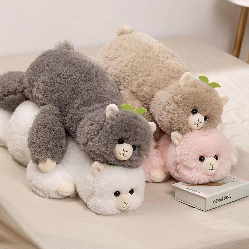 Cute Alpaca Plush Toy Large Long-Haired Lamb Doll Doll Wedding